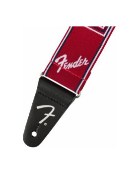 FENDER STRAP 2" WEIGHLESS MONOGRAMMED RED/WHITE/BLUE Ремінь гітарний-foto2