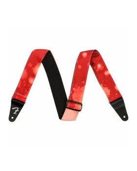 FENDER STRAP 2" TIE DYE ACID WASH RED Ремінь гітарний