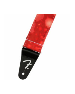 FENDER STRAP 2" TIE DYE ACID WASH RED Ремінь гітарний-foto2