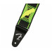 FENDER STRAP 2" NEON MONOGRAMMED GREEN YELLOW Ремінь гітарний