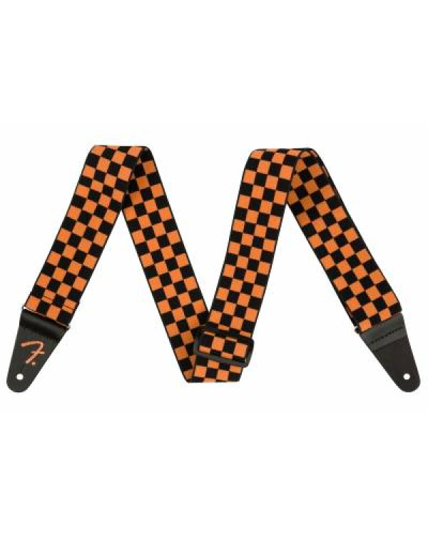 FENDER STRAP 2" WEIGHLESS CHECKER TWEED ORN Ремінь гітарний
