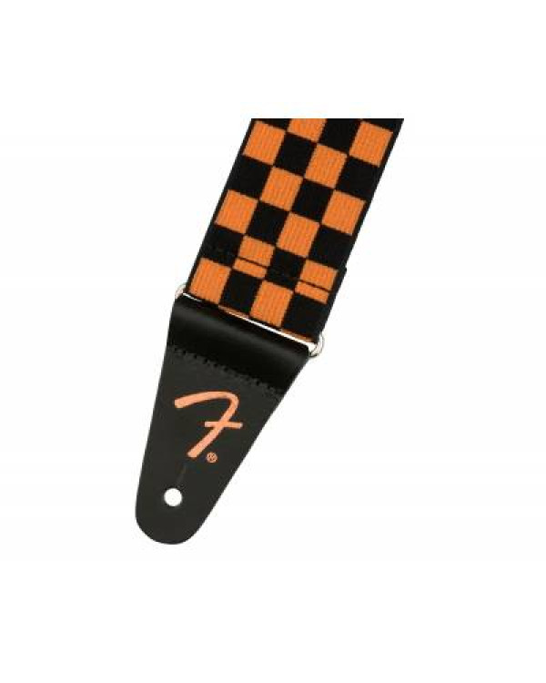 FENDER STRAP 2" WEIGHLESS CHECKER TWEED ORN Ремінь гітарний