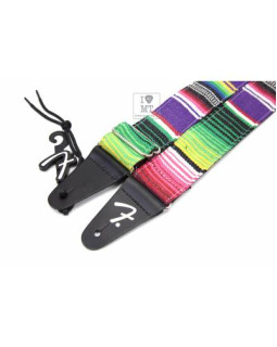 FENDER STRAP 2" SERAPE PURPLE MULTI Ремінь гітарний-foto3