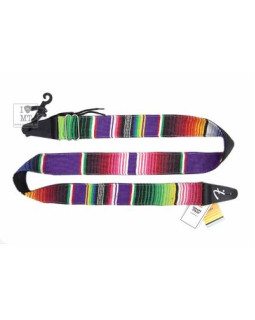 FENDER STRAP 2" SERAPE PURPLE MULTI Ремінь гітарний-foto2