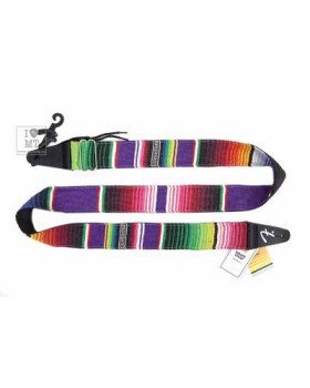 FENDER STRAP 2" SERAPE PURPLE MULTI Ремінь гітарний-foto2