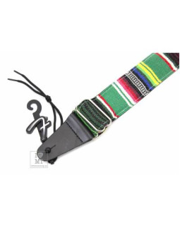 FENDER STRAP 2" SERAPE GREEN MULTI Ремінь гітарний-foto4