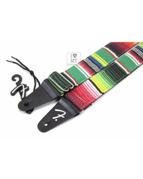 FENDER STRAP 2" SERAPE GREEN MULTI Ремінь гітарний-foto3