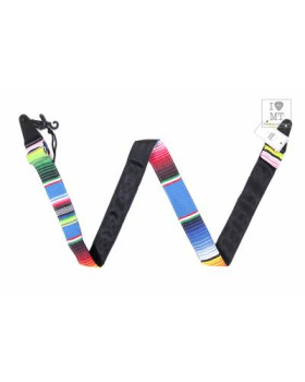 FENDER STRAP 2" SERAPE BLUE MULTI Ремінь гітарний