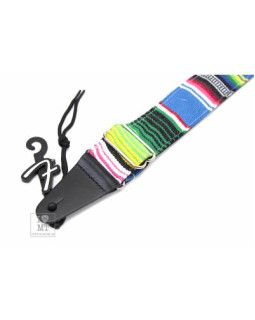 FENDER STRAP 2" SERAPE BLUE MULTI Ремінь гітарний-foto4