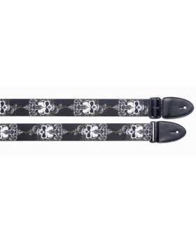 Ремінь для гітари STAGG G STE BLACK SKULL
