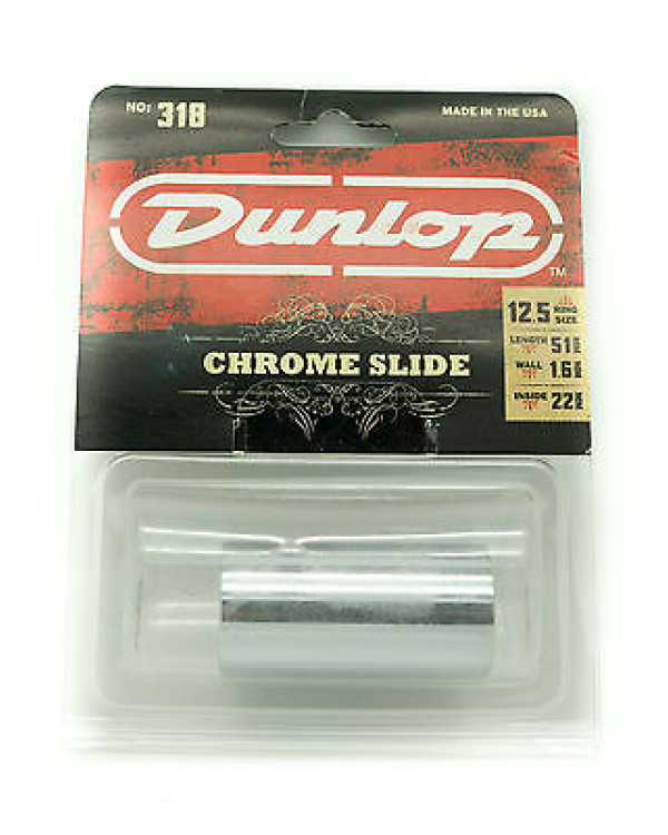 Слайдер DUNLOP 318 CHROMED STEEL SLIDE LARGE/SHORT