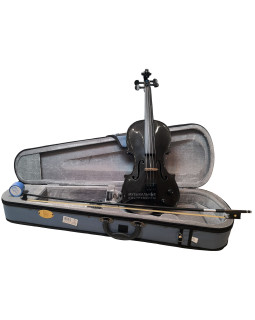 STENTOR 1515/ABK Harlequin Electric Violin Outfit 4/4 (Black)-foto2