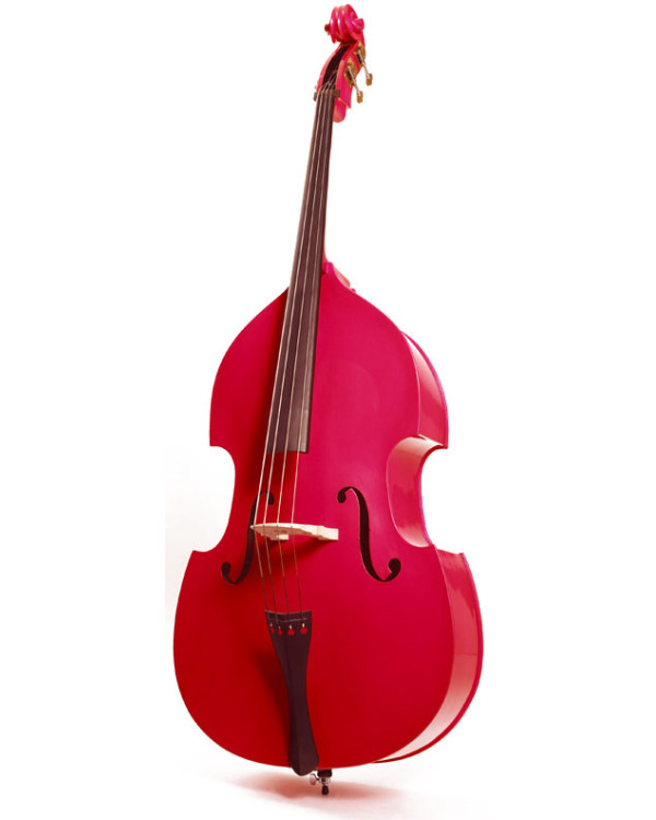 STENTOR 1950LCRD Harlequin Rockabilly Double Bass 3/4 (Red)