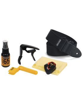 DUNLOP GA21 ACCESSORY Pack Набір аксесуарів для акустичної гітари + ремінь