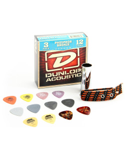 Набір аксесуарів DUNLOP GA24 ACOUSTIC GIG PACK (струни, слайдер, каподастр, медіатори) Набір аксесуарів DUNLOP GA24 ACOUSTIC GIG PACK (струни, слайдер, каподастр, медіатори)