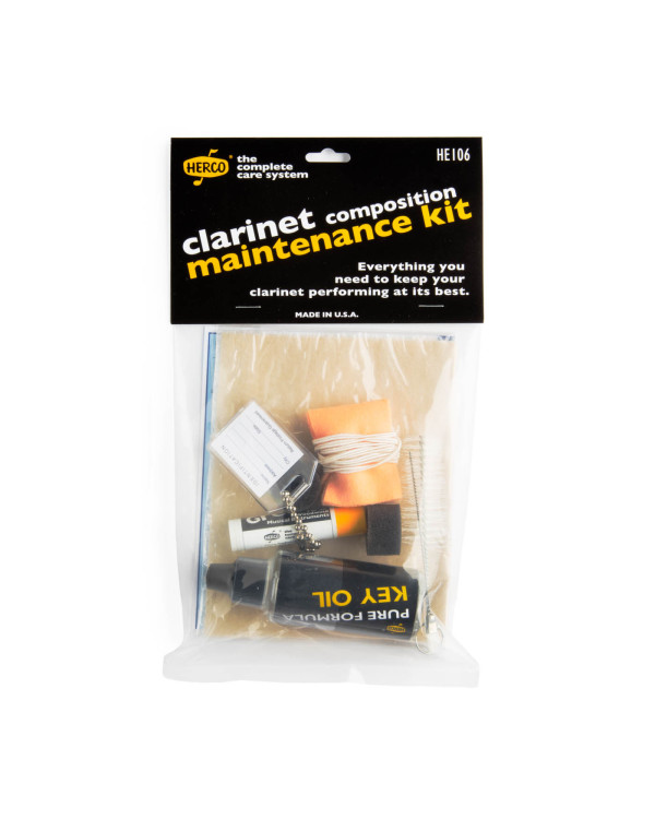 Набір для догляду за кларнетом DUNLOP HE106 Composition Clarinet Maintenance Kit Набір для догляду за кларнетом DUNLOP HE106 Composition Clarinet Maintenance Kit