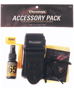 DUNLOP GA21 ACCESSORY Pack Набір аксесуарів для акустичної гітари + ремінь-foto2