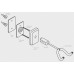 GATOR FRAMEWORKS GFW-GTR-HNGRBLK Black Wall Mount Guitar Hanger