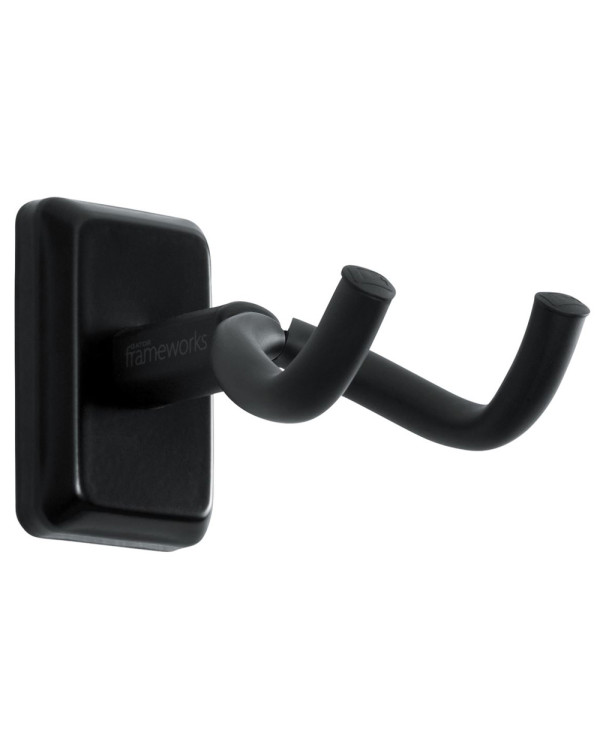GATOR FRAMEWORKS GFW-GTR-HNGRBLK Black Wall Mount Guitar Hanger