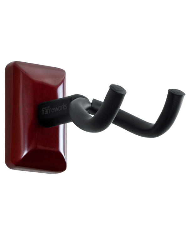 GATOR FRAMEWORKS GFW-GTR-HNGRCHR Cherry Wall Mount Guitar Hanger