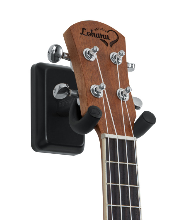 GATOR FRAMEWORKS GFW-UKE-HNGRBLK Wall Mount Ukulele/Mandolin Hanger