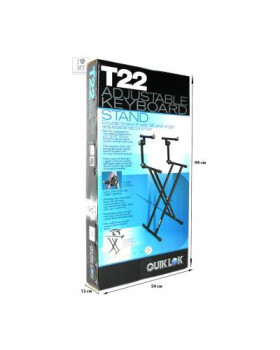 QUIK LOK T22 BK Стійка клавішна-foto13