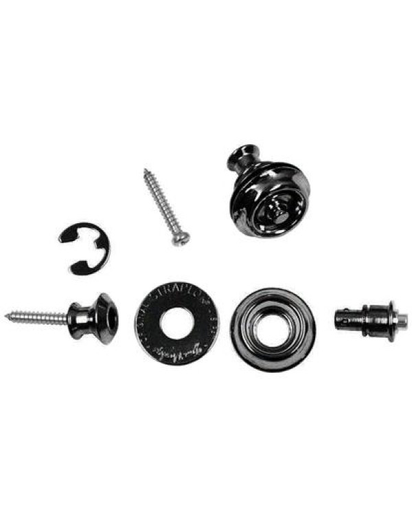 Стреплоки DUNLOP SLS1033BK STRAPLOK STRAP RETAINERS DUAL DESIGN - BLACK OXIDE