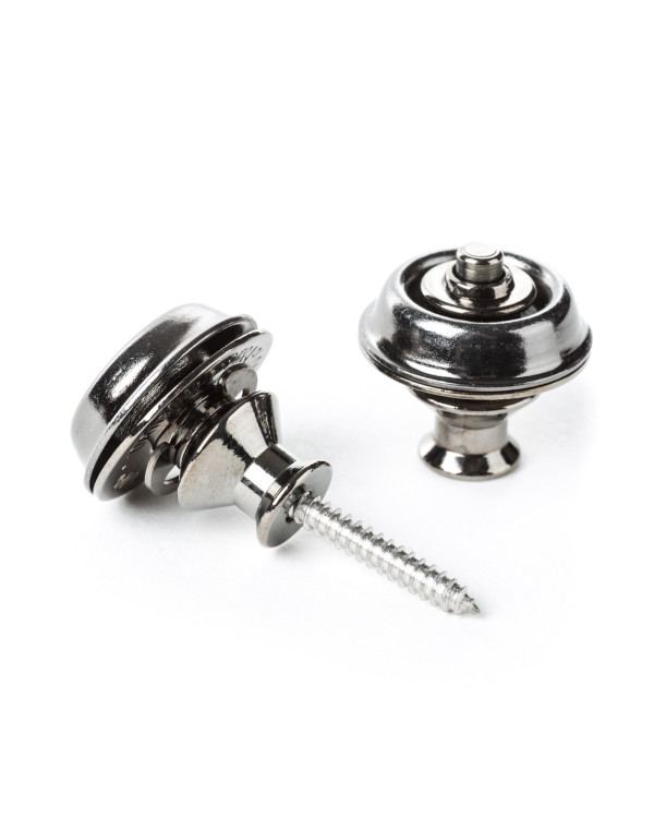 Стреплоки DUNLOP SLS1036BN STRAPLOK STRAP RETAINERS DUAL DESIGN - BLACK NICKEL