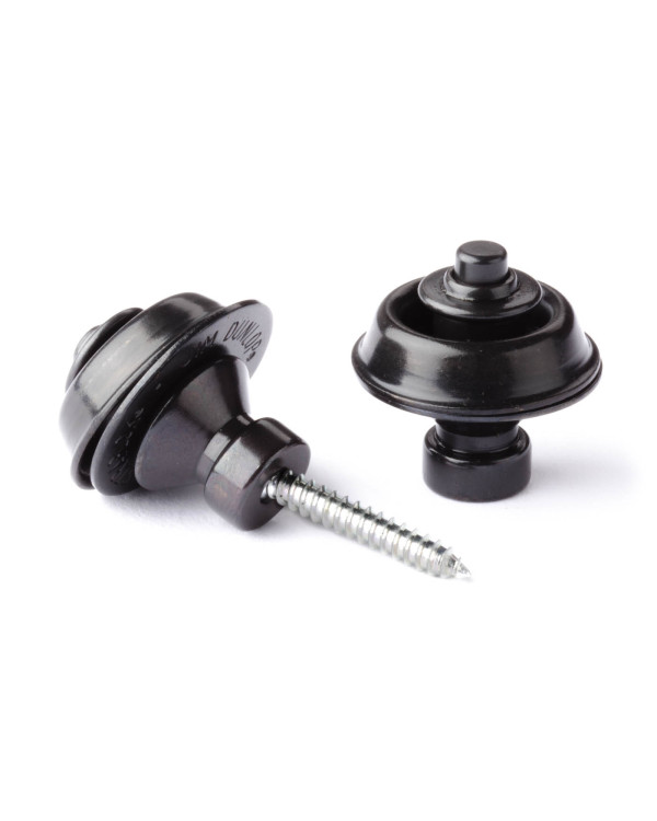 Стреплоки DUNLOP SLS1503BK STRAPLOK STRAP RETAINERS TRADITIONAL - BLACK OXIDE