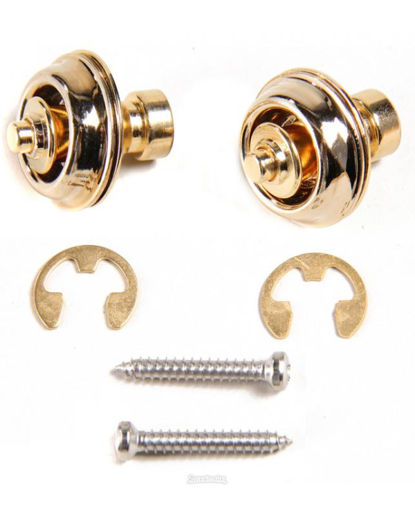 Стреплоки DUNLOP SLS1504G STRAPLOK STRAP RETAINERS TRADITIONAL - 24KT GOLD