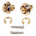 Стреплоки DUNLOP SLS1504G STRAPLOK STRAP RETAINERS TRADITIONAL - 24KT GOLD