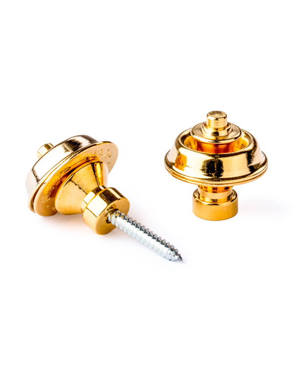 Стреплоки DUNLOP SLS1504G STRAPLOK STRAP RETAINERS TRADITIONAL - 24KT GOLD