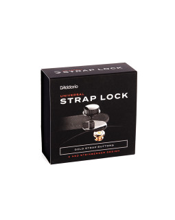 Стреплоки D'ADDARIO PW-SLS-03 Universal Strap Lock System (Gold)-foto5