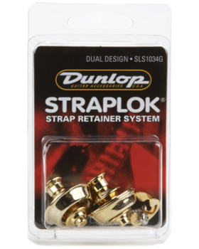 Стреплоки DUNLOP SLS1034G STRAPLOK STRAP RETAINERS DUAL DESIGN - 24KT GOLD-foto3