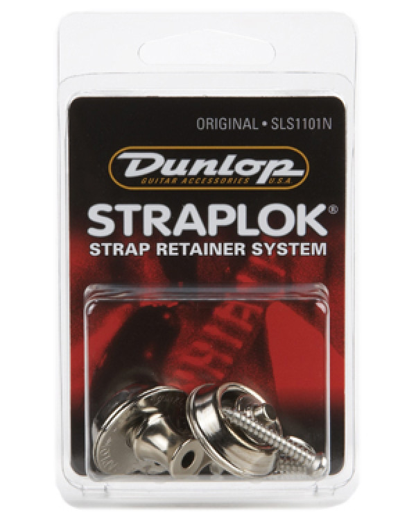 Стреплоки DUNLOP SLS1101N STRAPLOK STRAP RETAINERS ORIGINAL - NICKEL