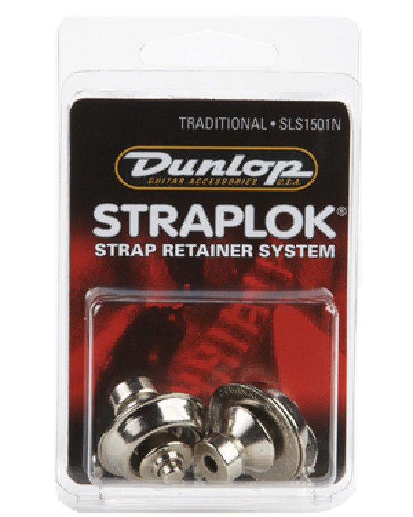 Стреплоки DUNLOP SLS1501N STRAPLOK STRAP RETAINERS TRADITIONAL - NICKEL