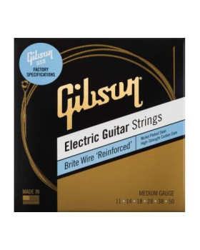 GIBSON SEG-BWR11 BRITE WIRE REINFORCED 11-50 MEDIUM Струни для електрогітар
