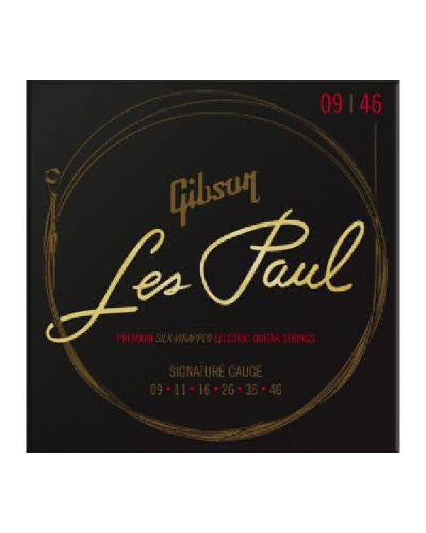 GIBSON SEG-LES LES PAUL PREMIUM ELECTRIC GUITAR STRINGS 9-46 SIGNATURE Струни для електрогітар