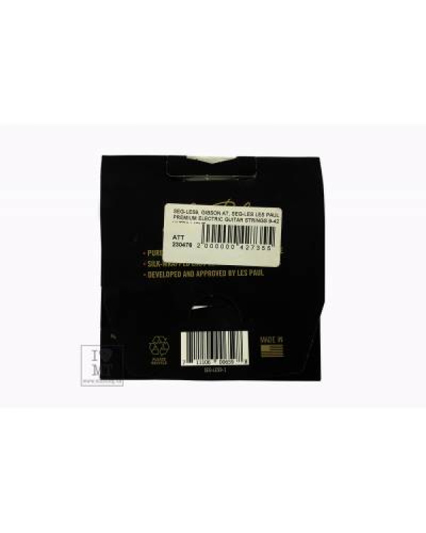 GIBSON SEG-LES LES PAUL PREMIUM ELECTRIC GUITAR STRINGS 9-42 ULTRA-LIGHT Струни для електрогітар