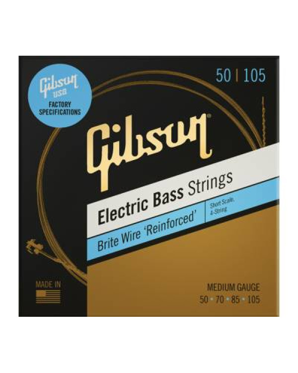 GIBSON SBG-SSM SHORT SCALE BRITE WIRE BASS STRINGS MEDIUM Струни для бас-гітар