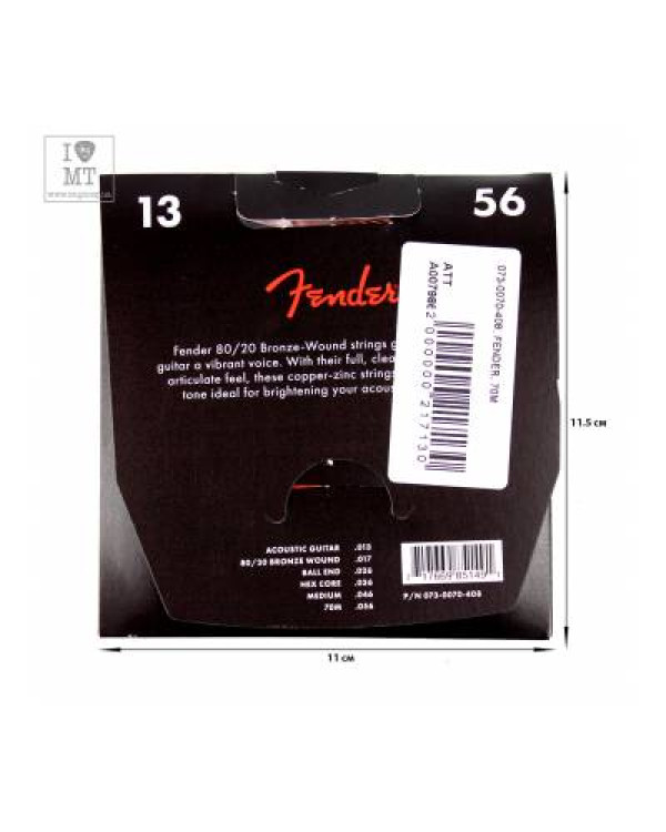 FENDER 70M Струни для акустичних гітар