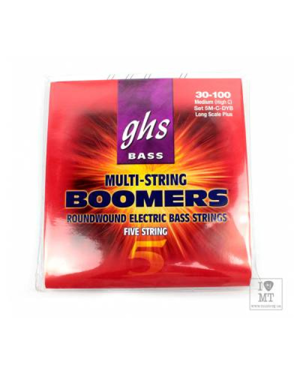 GHS STRINGS 5M-C-DYB BOOMERS Струни для бас-гітар