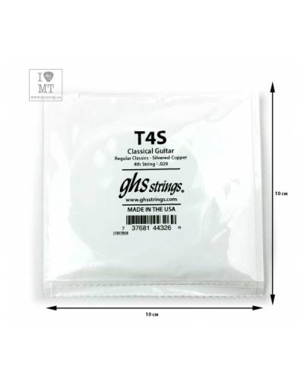 GHS STRINGS SINGLE STRING CLASSIC T4S Струна для класичної гітари