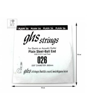 GHS STRINGS 026 Струна для акустичної гітари-foto2