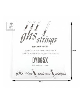 GHS STRINGS DYB65X Струна для бас-гітари-foto2