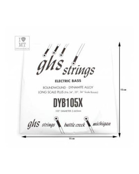 GHS STRINGS DYB105X Струна для бас-гітари-foto2