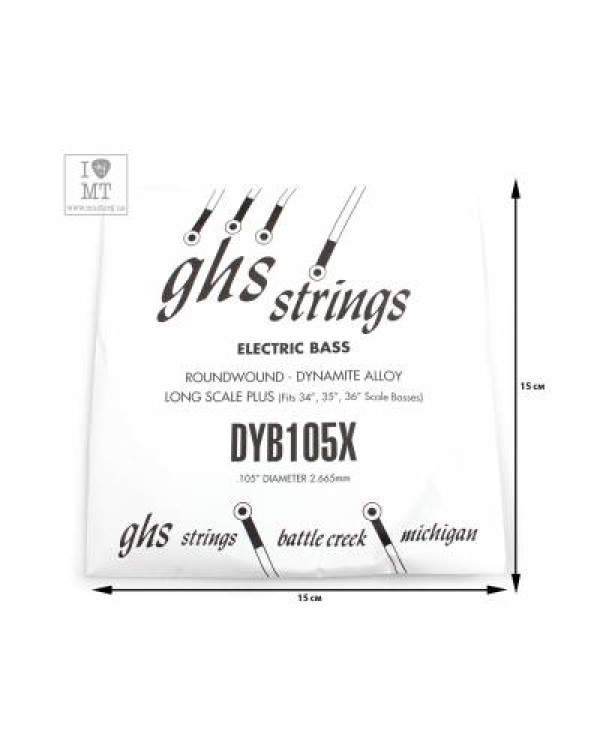 GHS STRINGS DYB105X Струна для бас-гітари