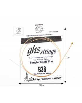 GHS STRINGS B38 Струна для акустичної гітари