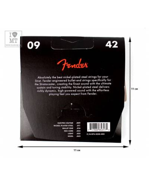 FENDER 3250L Струни для електрогітар