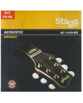 Струни для акустичної гітари STAGG G AC-1048-BR
